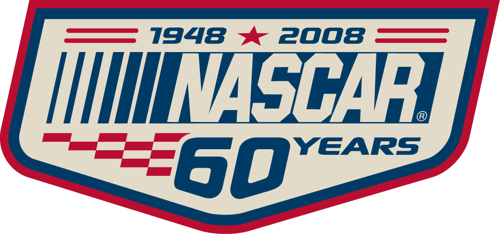 NASCAR 2008 Anniversary Logo iron on transfers for clothing